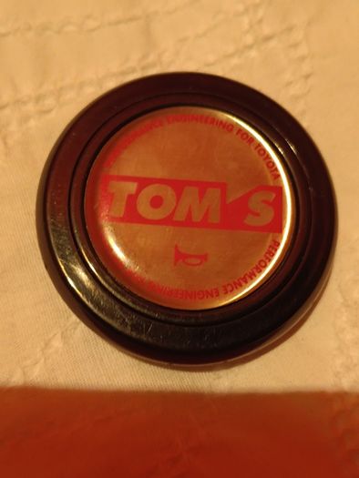 Vintage TOM'S Horn Button  Classic Toyota / JDM