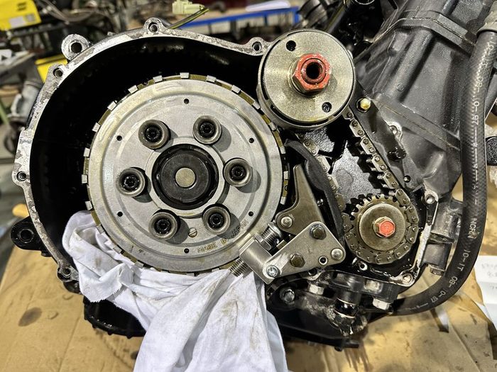 Kawasaki Manual alternator chain tensioner CNC Machined.