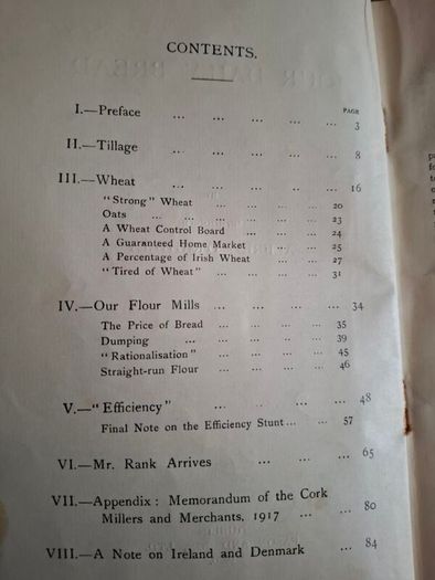 Our Daily Bread by Prof Alfred O'Rahilly