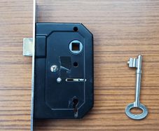Basta 2 Lever Mortice lock  with one key