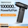 6-Speed High Pressure, 100K RPM Super Power Turbo Blower, 3000mAh Battery, Cooling Air Effect for Travel/Camping/Outdoor, Cordless with Electric Air Duster Image 5
