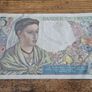 France, 5 Francs 1943 banknote, good condition - free standard postage Image 2