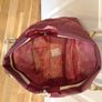 Burgundy Antler bag large Image 2