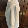 White Short Sleeve V-neck Blouse Image 2