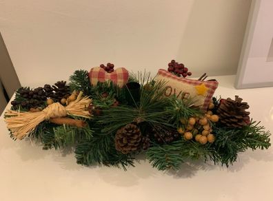 Fancy Christmas Candle holder 40 cm long
