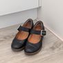 Ecco Leather Ballerina Shoes - Size 36 (black) Image 2
