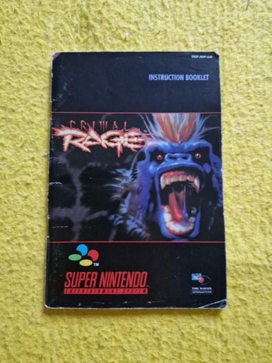 Rage Snes Super Nintendo Arcade Retro Games Original