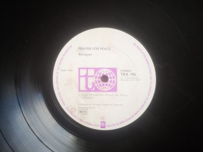 Analgam - Prayer For Peace Orig UK Free Jazz