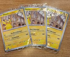 Sealed pikachu oversized promo cards