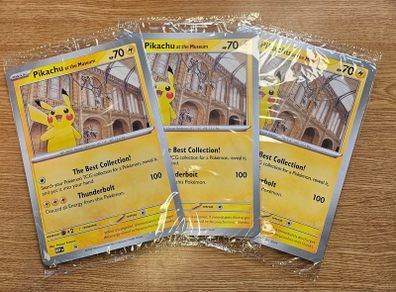 Sealed pikachu oversized promo cards