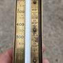 Zecol Art Deco Hanging Brass Oven Thermometer Image 4
