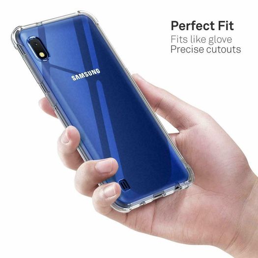 Samsung Galaxy A10 M10 Case Cover ShockProof Soft Bumper Case Clear TPU Silicone - FHT10SMK2