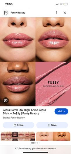 Fenty beauty lip luminizer in fussy 9 ml