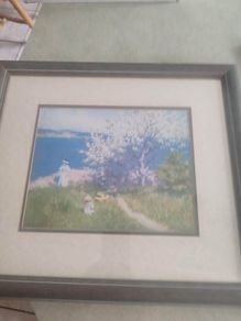 Paul Fischer,A fjord near Oslo  wall art ,framed wall PRINT