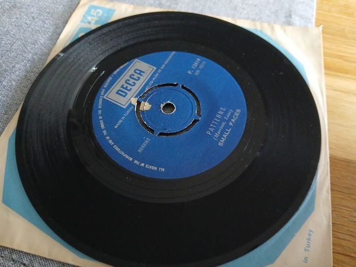 Small Faces Patterns 7" Turkish press