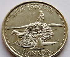 August 1999 Canada Quarter Dollar UNC collector commemorative