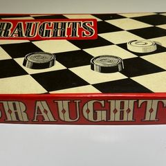 Vintage British Draughts & Chess Set c.1960  - Made in England