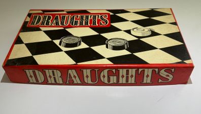 Vintage British Draughts & Chess Set c.1960  - Made in England