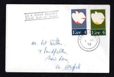 1972 Ireland Patriot Dead Commemorative Stamps Illustrated First Day Cover (FDC) showing Port Lairge (Waterford) cancel