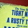 WD 40 Garage novelty funny tin metal sign Image 3