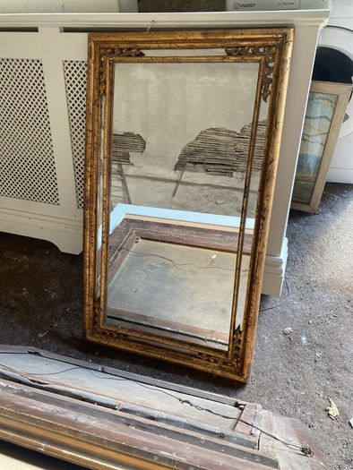 vintage gold mirror