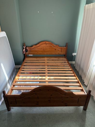 Bed Frame - Solid Wood - Queen Sized