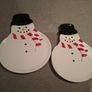 Two Heavy Blarney  Woolen Mills Snowman Plate Image 2