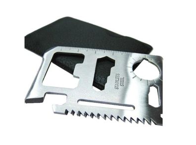 11-Function Stainless Steel Survival Pocket Tool / Survival Card