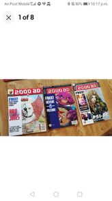 vintage magazines comics judge Dredd free gifts
