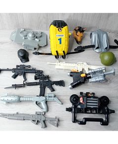 Action Man Action Figure Weapons & Accessories Bundle - Rare Retro Toy Joblot