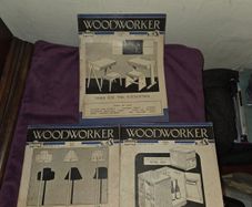 3 1954 Woodworker Magazines