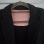 Black blazer with pink details, size 8 Image 2