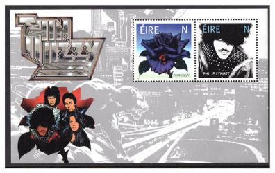2019 Ireland 50th Anniversary of Thin Lizzy Commemorative Stamp Miniature Sheet Mint Never Hinged (MNH)