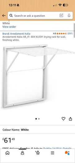 Wall-Mounted Clothes Drying Rack