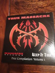 MASSACRE RECORDS Promo CD (Autographed by Gus G,  guitarist with Ozzy and Firewind)