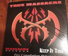MASSACRE RECORDS Promo CD (Autographed by Gus G,  guitarist with Ozzy and Firewind)