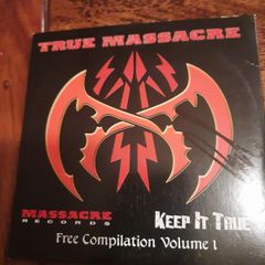 MASSACRE RECORDS Promo CD (Autographed by Gus G,  guitarist with Ozzy and Firewind)