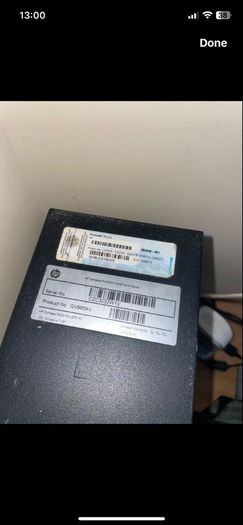 HP PC desktop + monitor