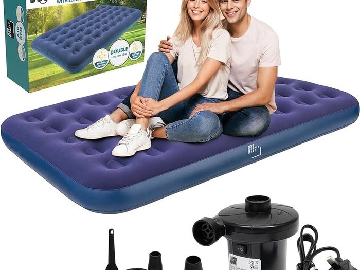 NEW SALE |  Double Airbed, Blow Up Bed with Pump | Air bed, Airbed Double, Blow Up Bed Double, Double Air Bed, Double Air Mattress, Air Mattress Double, Camping Mattress Double For All Occasions