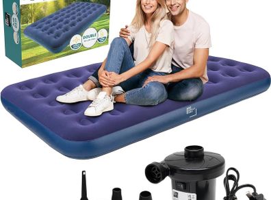NEW SALE |  Double Airbed, Blow Up Bed with Pump | Air bed, Airbed Double, Blow Up Bed Double, Double Air Bed, Double Air Mattress, Air Mattress Double, Camping Mattress Double For All Occasions