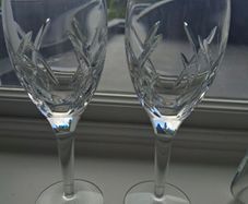 John Rocha Waterford Crystal Signature White Wine x 2