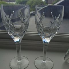 John Rocha Waterford Crystal Signature White Wine x 2