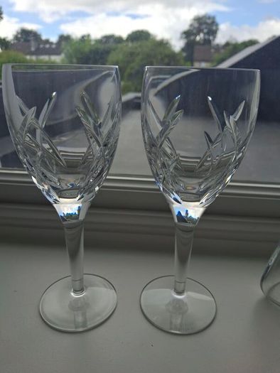 John Rocha Waterford Crystal Signature White Wine x 2