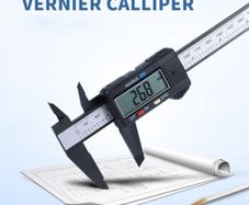 150MM 6inch LCD Plastic Digital Electronic Vernier Caliper Gauge Micrometer Good