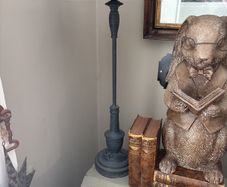 Lamp and. Reading hare