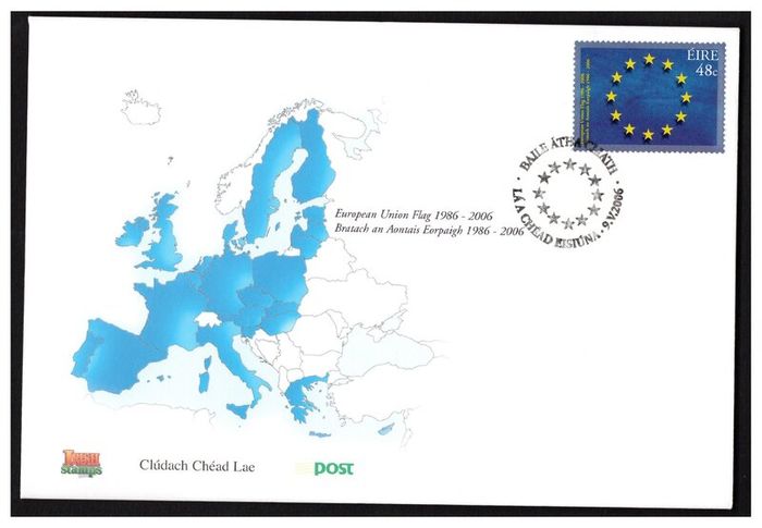 Collection 2006 Ireland Commemorative Stamps An Post First Day Cover (FDC). Collection of 25 covers.