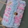 Handmade fluffy purse Image 3