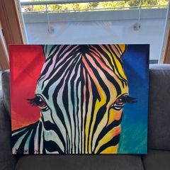 Zebra painting