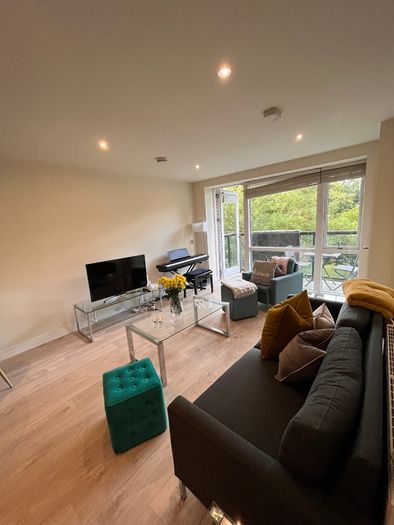 Small grey sofa