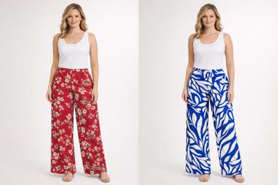 Ladies Satin Trousers/Lounge wear: Size 12-14 / 14-16- OR FREE WITH ANY PURCHASE